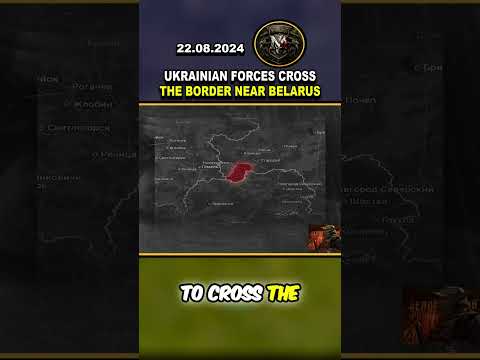 🚨 SHOCKING BORDER CLASH! UKRAINIAN FORCES CROSS INTO RUSSIA NEAR BELARUS! #shorts #ukraine #news