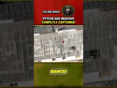 🏳️ HUGE RUSSIAN VICTORY! PTYCHE AND MEZHOVE CAPTURED! #shorts #warfare #ukrainewar
