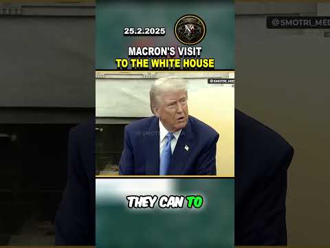 🔥 MACRON MEETS TRUMP: A PIVOTAL MOMENT IN US-RUSSIA RELATIONS #russia #trump #france