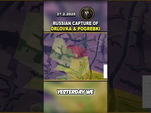 🏳️ RUSSIAN PROGRESS IN KURSK! RUSSIAN FORCES CAPTURE OF ORLOVKA & POGREBKI #ukraine #war #russia