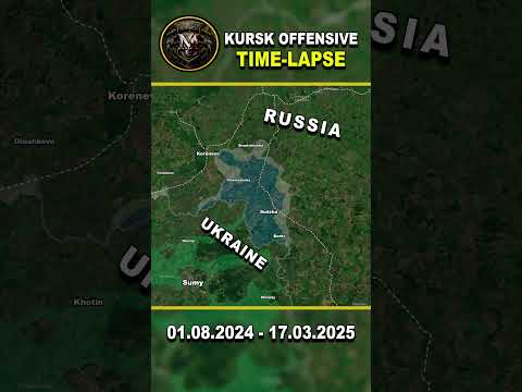 17.03.2025 UKRAINE KURSK OFFENSIVE TIME-LAPSE: #ukraine #ruissia #ukrainewar #timelapes