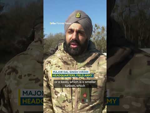 Sikh soldiers keep the faith with camo headdress