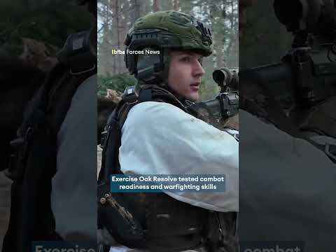 Swedish soldiers first exercise in Nato Brigade