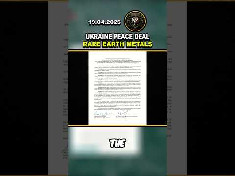 🤝 UKRAINE PEACE DEAL: RARE EARTH METALS AGREEMENT SIGNED! #ukraine #russia #usa #nato