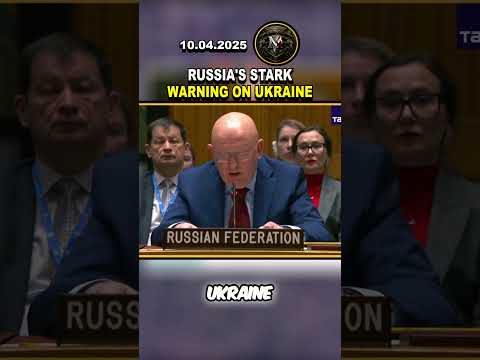 TENSIONS RISE! ⚡️ RUSSIA’S STARK WARNING ON UKRAINE 🔥 #russia #ukraine #viral #UKRAINEWAR