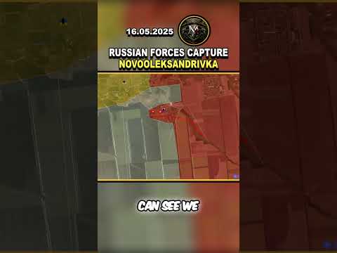 🚨 RUSSIA CLAIMS CONTROL OF NOVOALEKSANDROVKA #russia #ukraine #ukrainewar