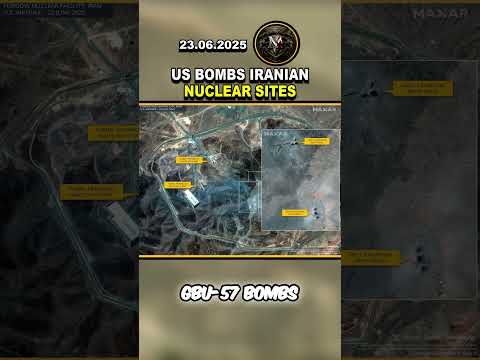 ☢️ B-2 STEALTH BOMBERS STRIKE! US BOMBS IRANIAN NUCLEAR SITES #iran #usa #viral #shorts