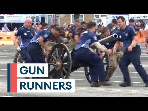 Exclusive Access: We go behind the scenes at the Royal Navy’s Field Gun Competition