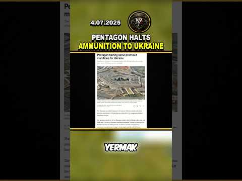 ⚠️ PENTAGON’S SHOCKING MOVE! PENTAGON HALTS AMMUNITION TO UKRAINE #russia #ukraine #viral