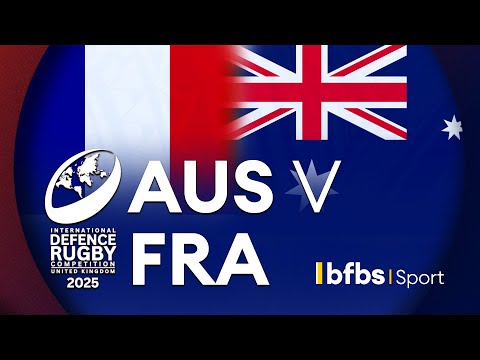 France v Australia LIVE | Pool B | 2025 International Defence Rugby Competition