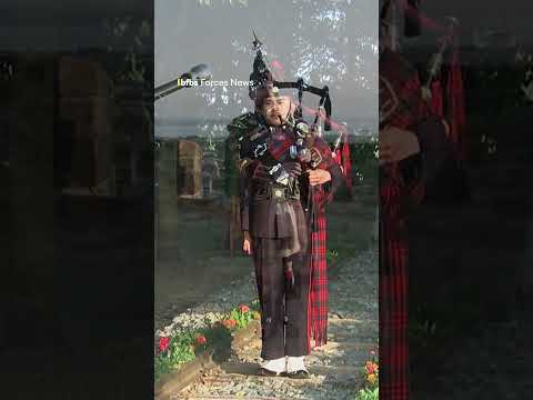 VJ Day 80: Dawn pipers pay respect to the fallen