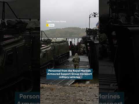 Royal Marines’ ship-to-shore drills🪖