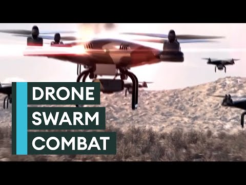 AI-controlled drone swarms arms race to dominate the near-future battlefield
