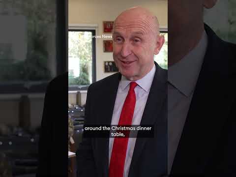 Defence Secretary thanks troops working over Christmas