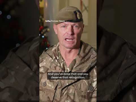 Head of the British Army sends Christmas message to troops