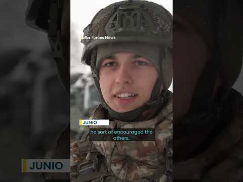 Teenage soldiers ready to face the Russian threat