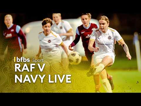RAF v Royal Navy LIVE | Inter Services women’s football opener from Lincoln