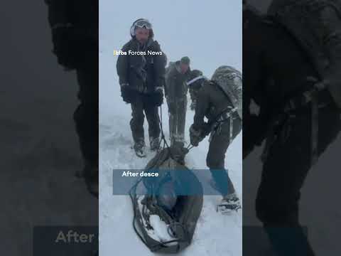 Royal Marines save climbers life on Ben Nevis