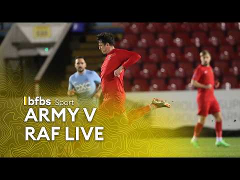 British Army v RAF LIVE | Inter Services men’s football from Aldershot