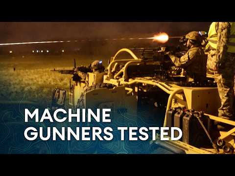Rapid Fire: Reservists tested with heavy machine gun live firing