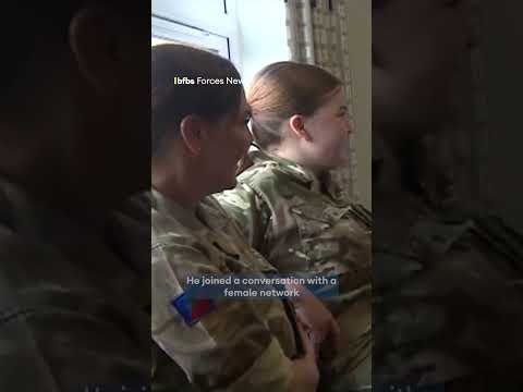 The Prince of Wales meets women of 1 Mercian