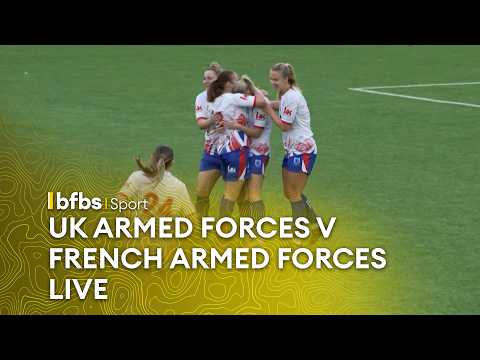 UK Armed Forces v French Armed Forces | First-time ever international military football fixture