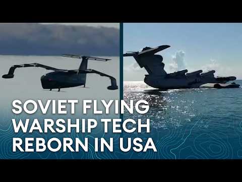 Sea Glider drone inspired by sea-skimming ekranoplan has US military interested