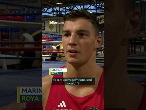 Royal Navy boxer is proud as punch