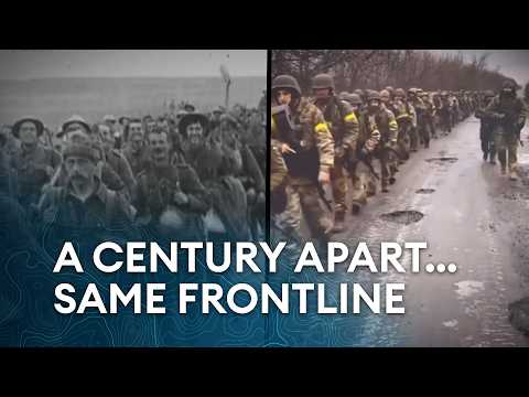 What do you notice when two wars, over 100 Years apart, are seen side by side?