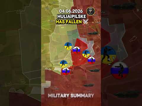 ⚡ ZAPORIZHZHIA FRONT: HULIAIPILSKE DEFENSE HAS COLLAPSED! 💥2026.06.04 #ukrainevsrussia #ukrainewar