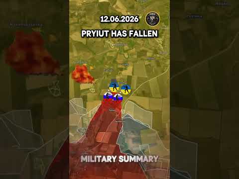 PRYUT HAS FALLEN🚨THE OFFENSIVE ON DRUZHKIVKA HAS BEGUN💥Military Summary 2026.06.12 #ukraine #russia