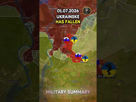 💥 KOPANI & UKRAINSKE HAVE FALLEN 📍 Military Summary 2026.07.01