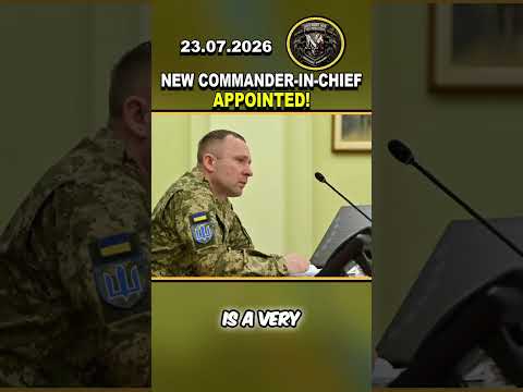 ⚠️ UKRAINE MILITARY SHAKE-UP: NEW COMMANDER-IN-CHIEF APPOINTED! #viral #russia #ukraine