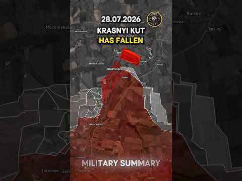 ⚔️ KRASNYI KUT HAS FALLEN 🎯 Military Summary 2026.07.28 #ukraine #russia #ukrainewar