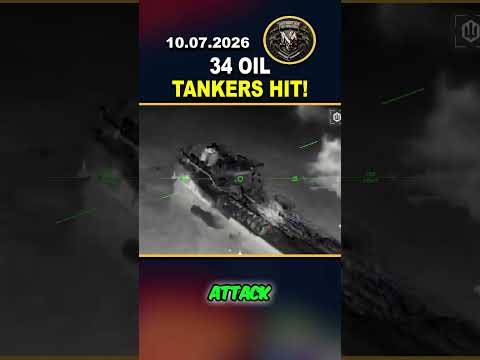 WAR ON THE SEA: 34 OIL TANKERS HIT! #russia #ukraine #viral 🔥