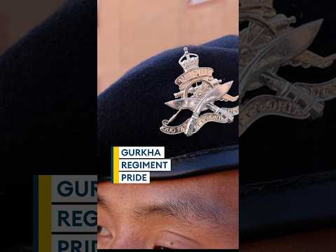 Gurkha pride at Cap Badging Parade