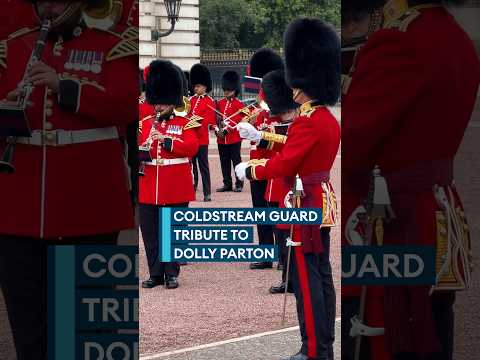 Coldsteam Guards tribute to Dolly Parton