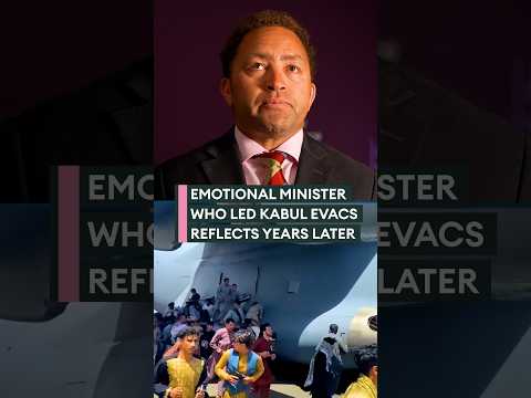 Emotional Minister reflects on Kabul evacuation
