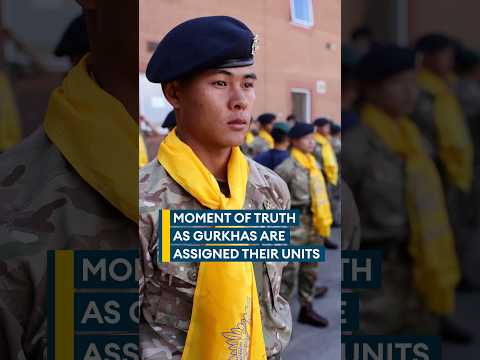 Moment of truth for new Gurkha recruits