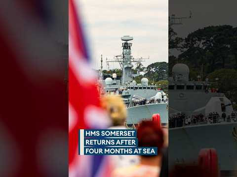 HMS Somerset returns to families