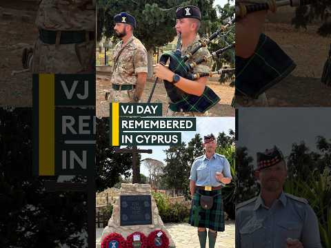 VJ Day marked by personnel in Cyprus