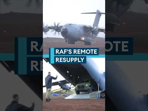 RAF A400M deploys marines✈️