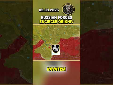 🚨 RUSSIA CAPTURES KEY VILLAGES: RUSSIAN FORCES ENCIRCLE ORIKHIV #russia #ukrainewar #news