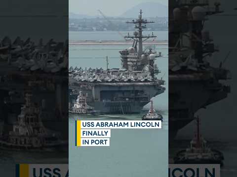 USS Abraham Lincoln in Thailand after epic 286 days at sea