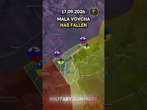 ⚔️ROZIVKA & MALA VOVCHA HAVE FALLEN 🔥 Military Summary 2026.09.18