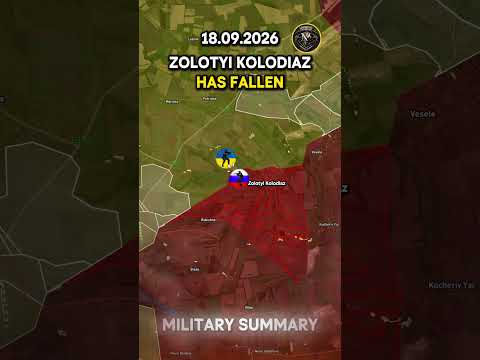 ⚔️ZOLOTYI KOLODIAZ & VIROLIUBIVKA HAVE FALLEN 🔥 Military Summary 2026.09.18