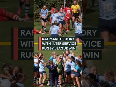 RAF Women make rugby league history