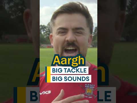 What does a big tackle sound like?🏉