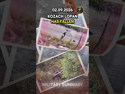 ⚔️SVIATOHIRSK & KOZACHA LOPAN HAVE FALLEN🔥 Military Summary 2026.09.02