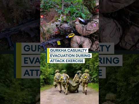 Gurkha attack exercise Casevac